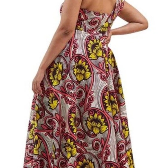 Anthropologie Sika dress Floral One-Shoulder Dress. NWT. MRSP $288 22W - Picture 4 of 8